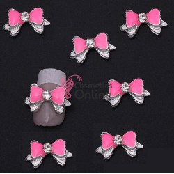 Decoratiuni 3D Metalice 185 Fundite Argintii cu Stras 